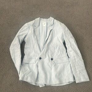GAP Linen/Rayon BabyBlue Blazer